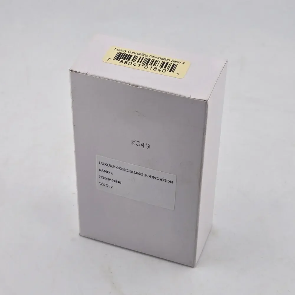 IMAN Luxury Concealing Foundation SAND 4 Set Of 2 NIB Sealed Paraben Free 0.5 oz
